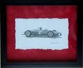 Ferrari 156 “Sharknose” Original Pencil Drawing – Danny Day – Signed by Phil Hil