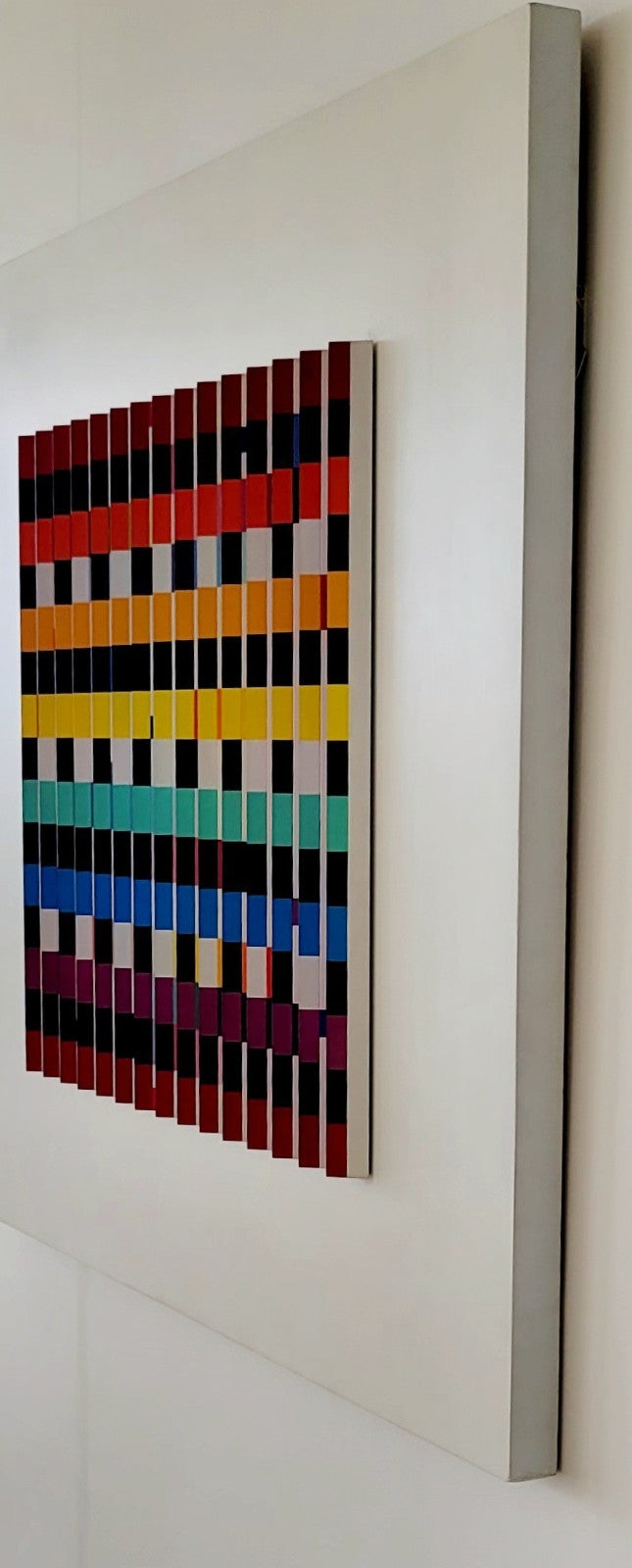 Yaacov Agam, "Rainbow-Star of David" - Agamograph; Original Work of Art!