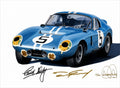 Shelby Daytona Coupe Autographed by Carroll Shelby and Dan Gurney