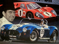 Tribute To Carroll Shelby by Danny Day Autographed by Carroll Shelby