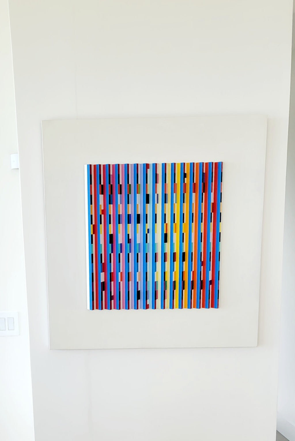 Yaacov Agam, "Rainbow-Star of David" - Agamograph; Original Work of Art!