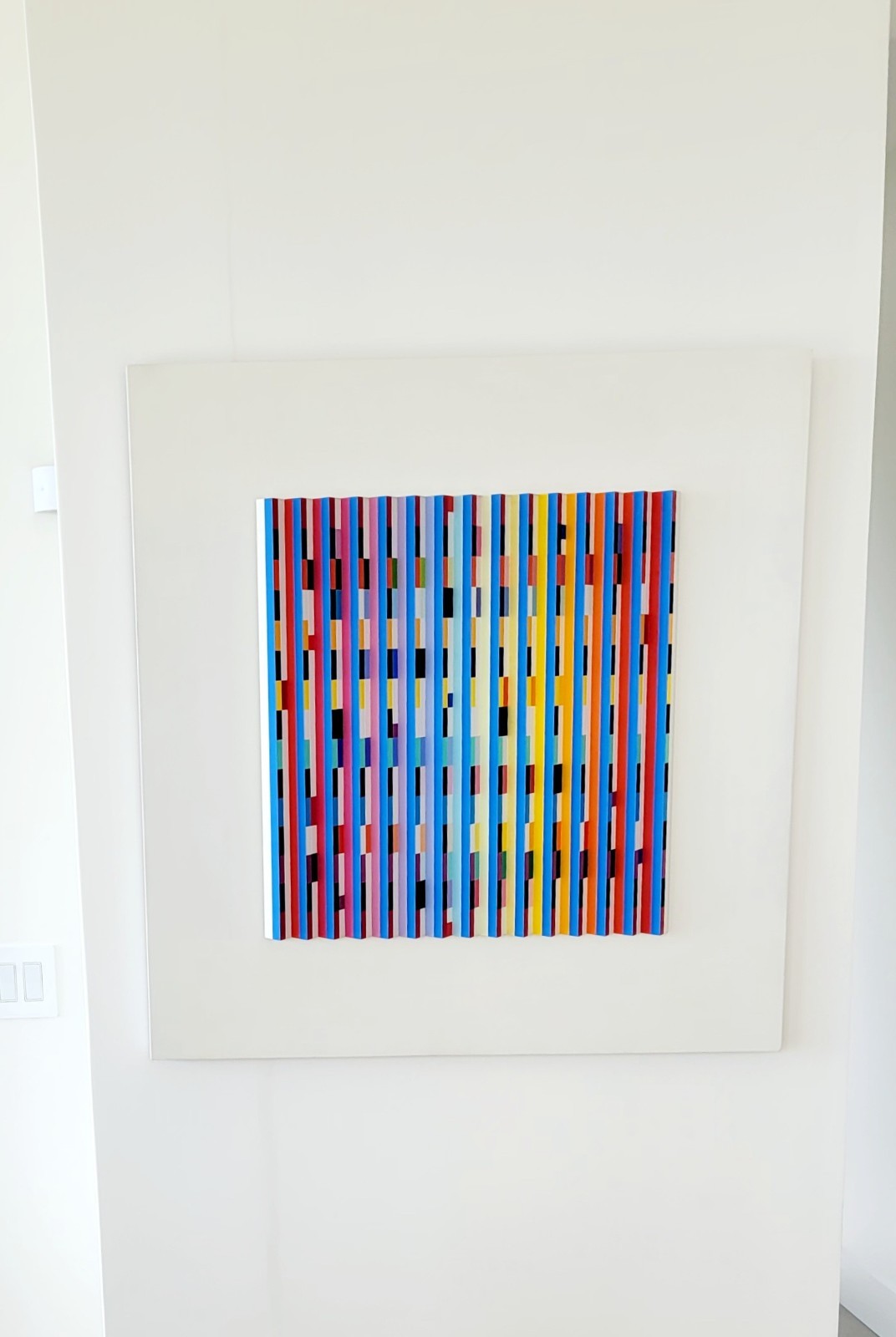 Yaacov Agam, "Rainbow-Star of David" - Agamograph; Original Work of Art!