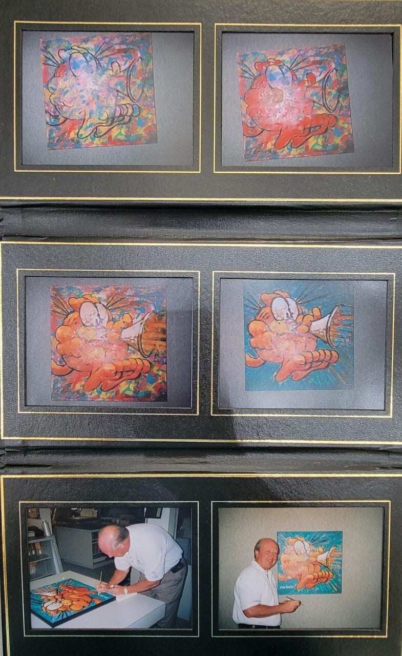 Original Jim Davis Garfield Signed painting 24x24  RARE