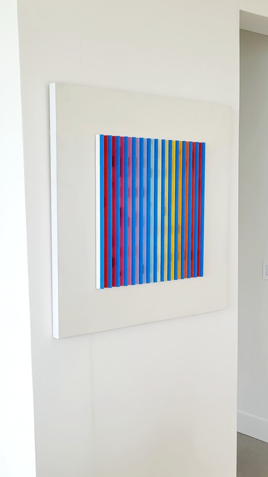 Yaacov Agam, "Rainbow-Star of David" - Agamograph; Original Work of Art!