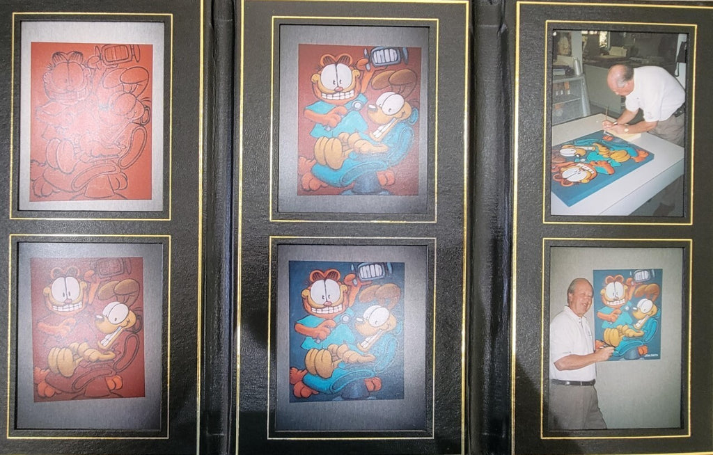 Original Jim Davis Garfield Signed painting 30x24  RARE DENTIST