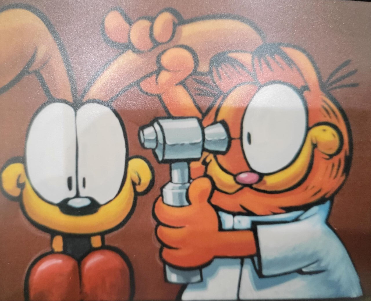 Original Jim Davis Garfield Signed painting 16x20