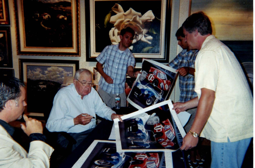 Tribute to Carroll Shelby by Danny Day  Autographed by Carroll Shelby