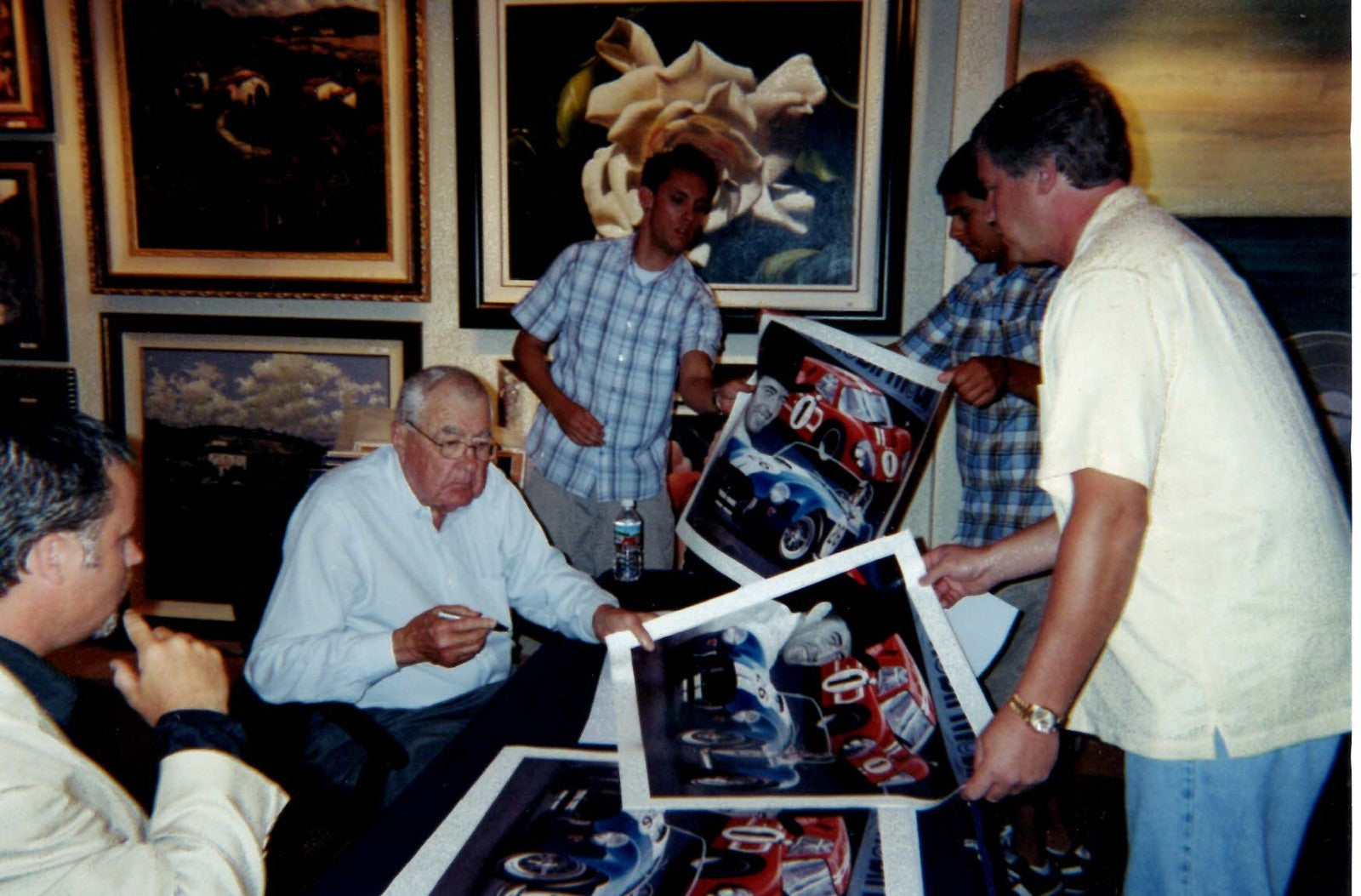 Tribute to Carroll Shelby by Danny Day  Autographed by Carroll Shelby