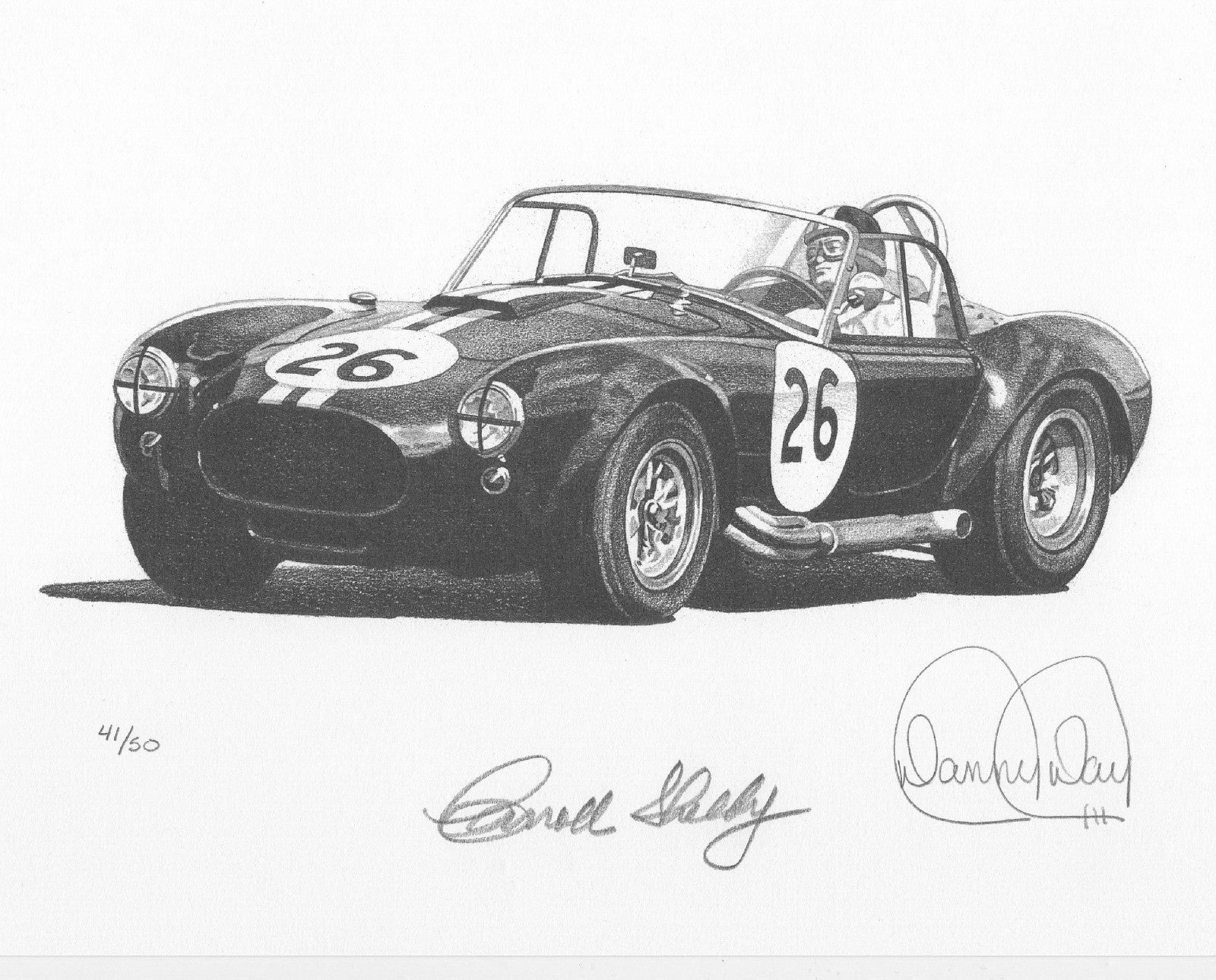 #26 Shelby Cobra 289 Competition Car by Danny Day |