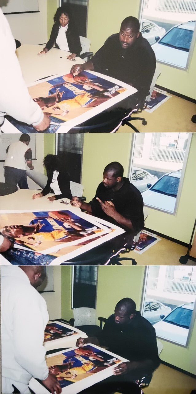 Shaquille O’Neal Shaq by Artist Danny Day Autographed by Shaq