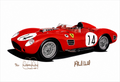 Ferrari Testarossa Autographed by Racing Legend Phil Hill