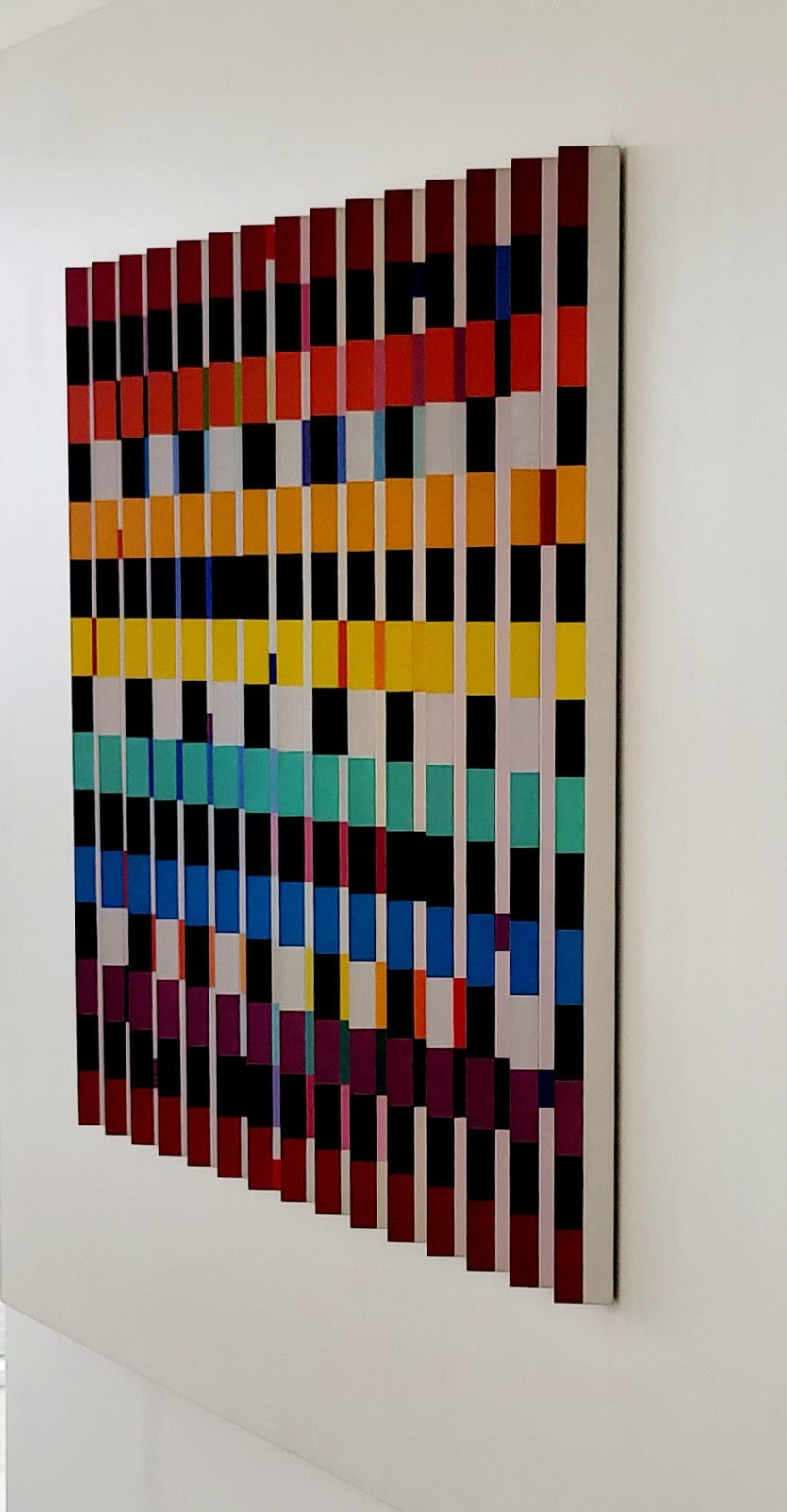 Yaacov Agam, "Rainbow-Star of David" - Agamograph; Original Work of Art!