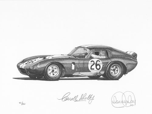#26 Shelby Daytona Coupe by Danny Day | Carroll Shelby Autographed |