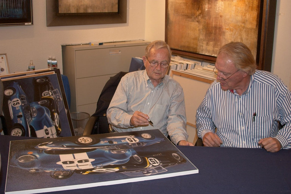 Bitten by the Snake by Danny Day Autographed by Carroll Shelby, Hill, and Gurney