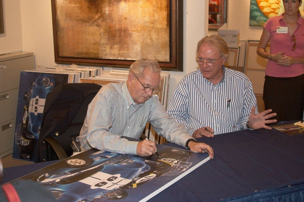 Bitten by the Snake by Danny Day Autographed by Carroll Shelby, Hill, and Gurney