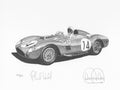 1959 Ferrari Testa Rossa by Danny Day | Phil Hill Autographed | Limited Edition