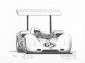 1966 Chaparral 2E by Danny Day | Phil Hill Autographed |