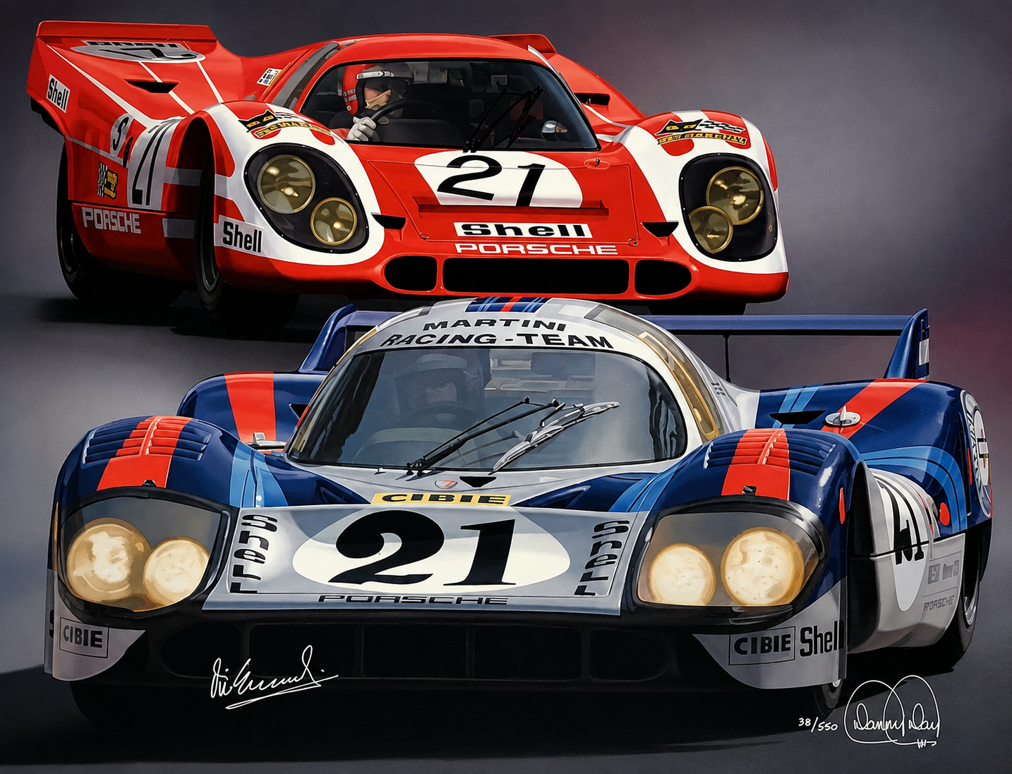 Tribute To Vic Elford by Danny Day PORSCHE
