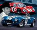 Tribute to Carroll Shelby by Danny Day  Autographed by Carroll Shelby