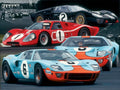 GT40 Legends by Danny Day Autographed by Carroll Shelby and DanGurney