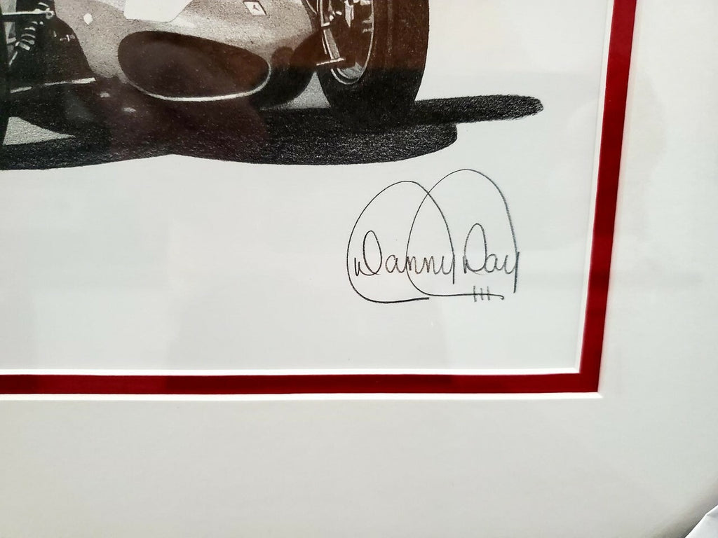 Ferrari 156 Sharknose – Phil Hill Autograph – Limited Edition Artwork + COA