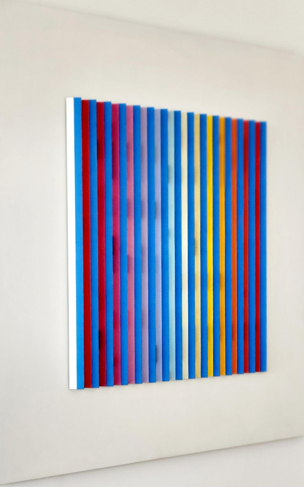 Yaacov Agam, "Rainbow-Star of David" - Agamograph; Original Work of Art!