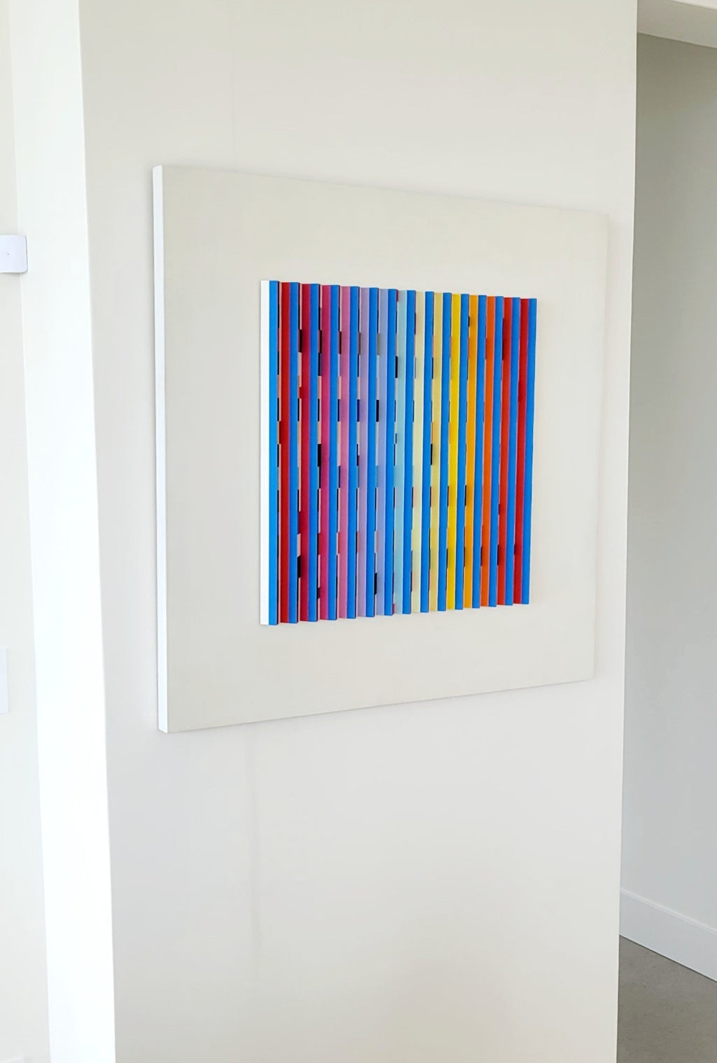 Yaacov Agam, "Rainbow-Star of David" - Agamograph; Original Work of Art!