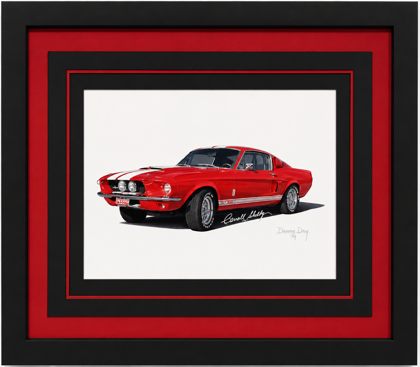 1967 Ford Shelby GT500 by Danny Day Autographed by Carroll Shelby