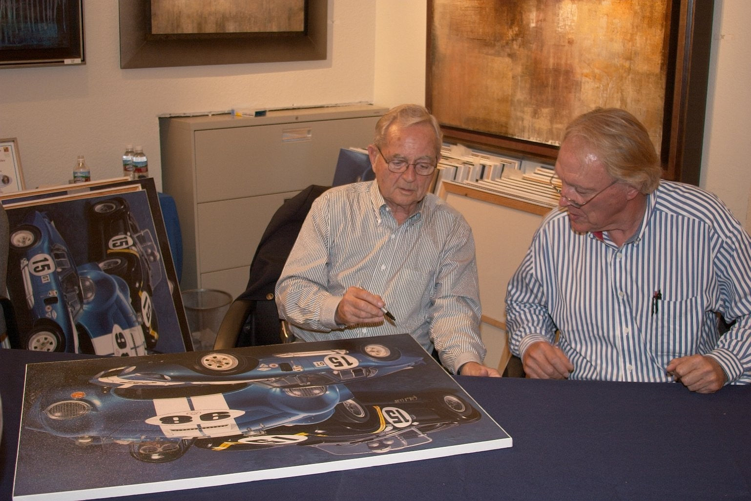 Bitten by the Snake by Danny Day Autographed by Carroll Shelby, Hill, and Gurney